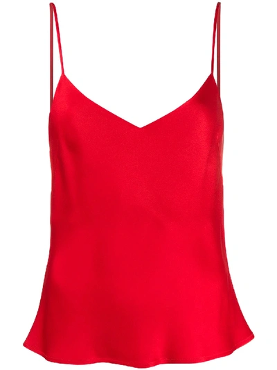 Galvan V-neck Camisole In Red