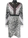 GIAMBATTISTA VALLI LEOPARD PRINT MINI DRESS