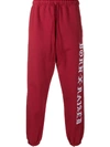 BORNXRAISED EMBROIDERED LOGO TRACK trousers