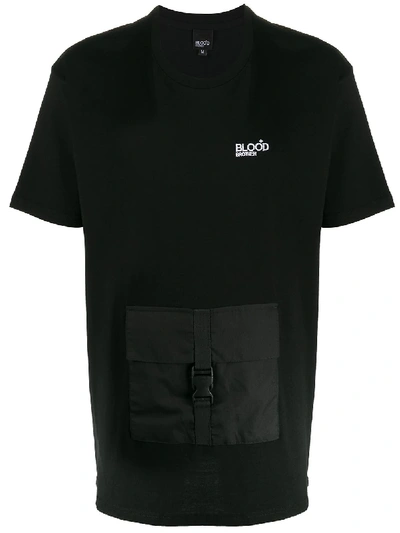 Blood Brother Poker T-shirt In Black