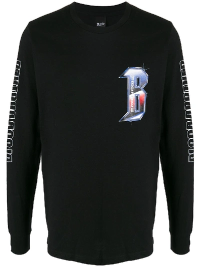Blood Brother Sider Longsleeved T-shirt In Black