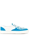 Amiri Slip On Sneakers In Blue