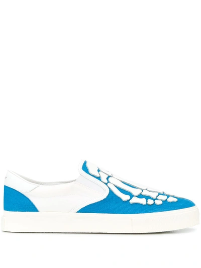 Amiri Slip On Sneakers In Blue
