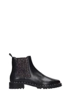 SOPHIA WEBSTER BESSIE ANKLE BOOTS IN BLACK LEATHER,11163728