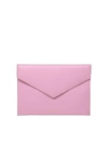 DOLCE & GABBANA FLAT ENVELOPE IN SMOOTH CALF COLOR PINK,11163491