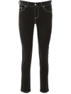 ALEXANDER MCQUEEN JEANS WITH CONTRAST STITCHES,610458 QMAAR 1000