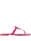 TORY BURCH Mini Miller Leather Thong Sandals