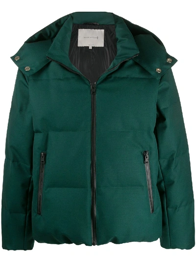 Mackintosh Hooded Down Jacket In Green