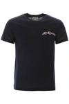 ALEXANDER MCQUEEN T-SHIRT WITH EMBROIDERED LOGO,201527UTS000002-4107