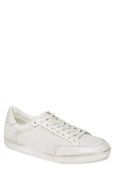 Saint Laurent Optic White Low-top Sneaker In White