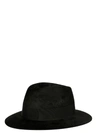 SAINT LAURENT BLACK COTTON HAT,5803323YA581060