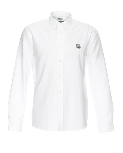 Kenzo Shirt In White Cotton
