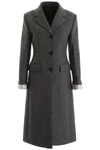 PRADA GREY COAT,P687LLJHF0480