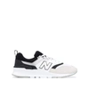 NEW BALANCE NEW BALANCE WOMEN'S WHITE POLYESTER SNEAKERS,W997HEB 7.5