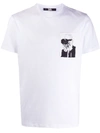 Karl Lagerfeld Karl Pocket T-shirt In White