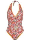 ETRO GELSOMINO PAISLEY PATTERN SWIMSUIT