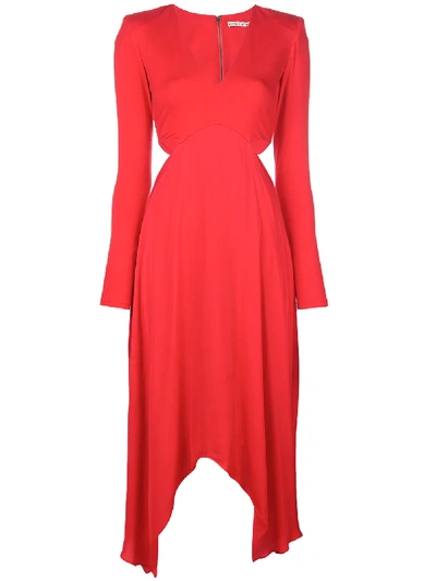 Alice And Olivia Temika Dress In Red