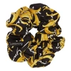 VERSACE VERSACE BLACK BAROCCO SIGNATURE SCRUNCHIE