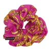 VERSACE VERSACE PINK AND YELLOW BAROCCO SCRUNCHIE