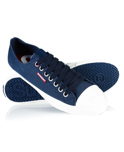 Superdry Low Pro Sleek Sneakers In Blue