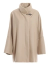 FAY WOOL AND CASHMERE CAPE COAT