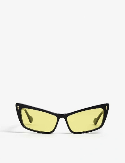Gucci Gg0626s Cat Eye-frame Sunglasses In Black