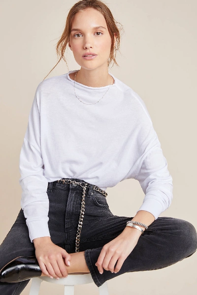 Chaser Macie Dolman-sleeved Top In White