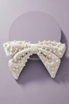 LELE SADOUGHI LELE SADOUGHI VELVET PEARL BOW BARRETTE,54976360