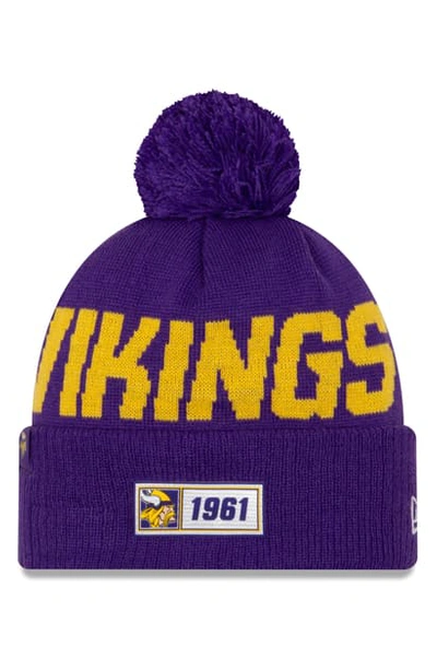 New Era Minnesota Vikings Road Sport Knit Hat