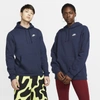 Nike Navy Sportswear Club Hoodie In Blue