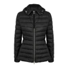 MONCLER AMETHYSTE BLACK QUILTED SHELL JACKET,3157669