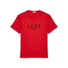 Valentino Regular Fit Vltn T-shirt In Red