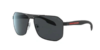 Prada Ps 51vs Dg0 5z1 Navigator Polarized Sunglasses In Polar Grey