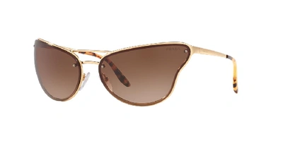 Prada Catwalk Sunglasses, Pr 74vs 69 In Brown Gradient