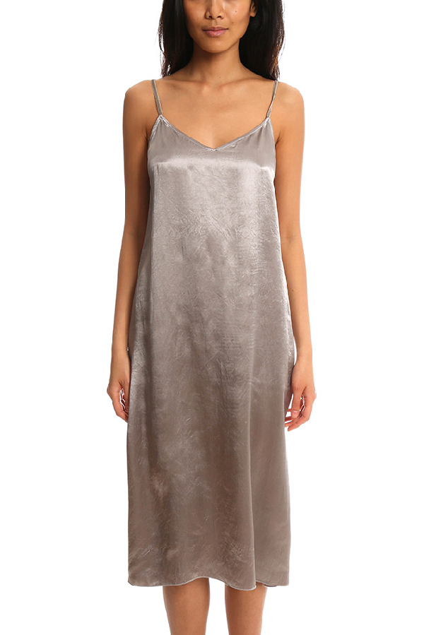 deep v slip dress