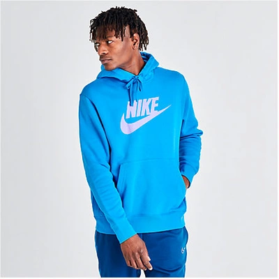 Nike Men's Sportswear Club Fleece Hoodie In Blue