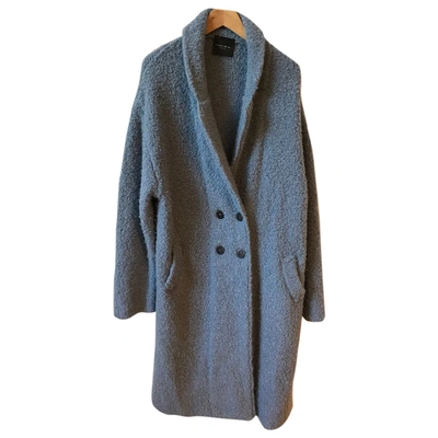 Pre-owned Roberto Collina Wool Coat In Blue