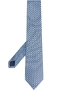 FERRAGAMO MONOGRAM PRINT TIE