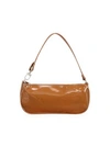 BY FAR Rachel Patent Leather Shoulder Bag