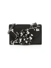 OSCAR DE LA RENTA Tro Embroidered Satin Crossbody Bag