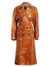 ROKH Leather Trench Coat