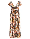 DODO BAR OR Jenny Long Floral Dress