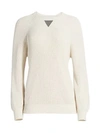 BRUNELLO CUCINELLI Monili-Trim Ribbed Cotton Sweater