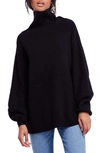Free People Knit Tunic In Black