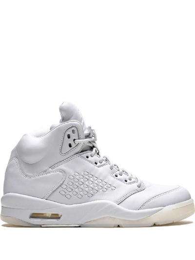 Jordan Air  5 Retro Prem Pure Platinum In Grey