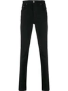 Amiri Distressed Slim Fit Jeans In Black