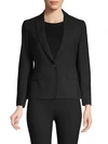 Rag & Bone Ames Wool Blend Twill Blazer In Black