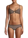 L*SPACE HORIZON STRIPE ROSS BIKINI TOP,0400011838528