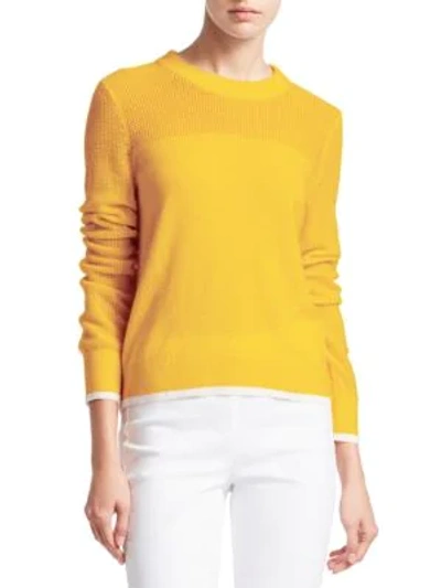 Rag Bone Yorke Cashmere Sweater In Yellow ModeSens