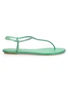 RENÉ CAOVILLA Diana Crystal-Embellished Satin T-Strap Sandals